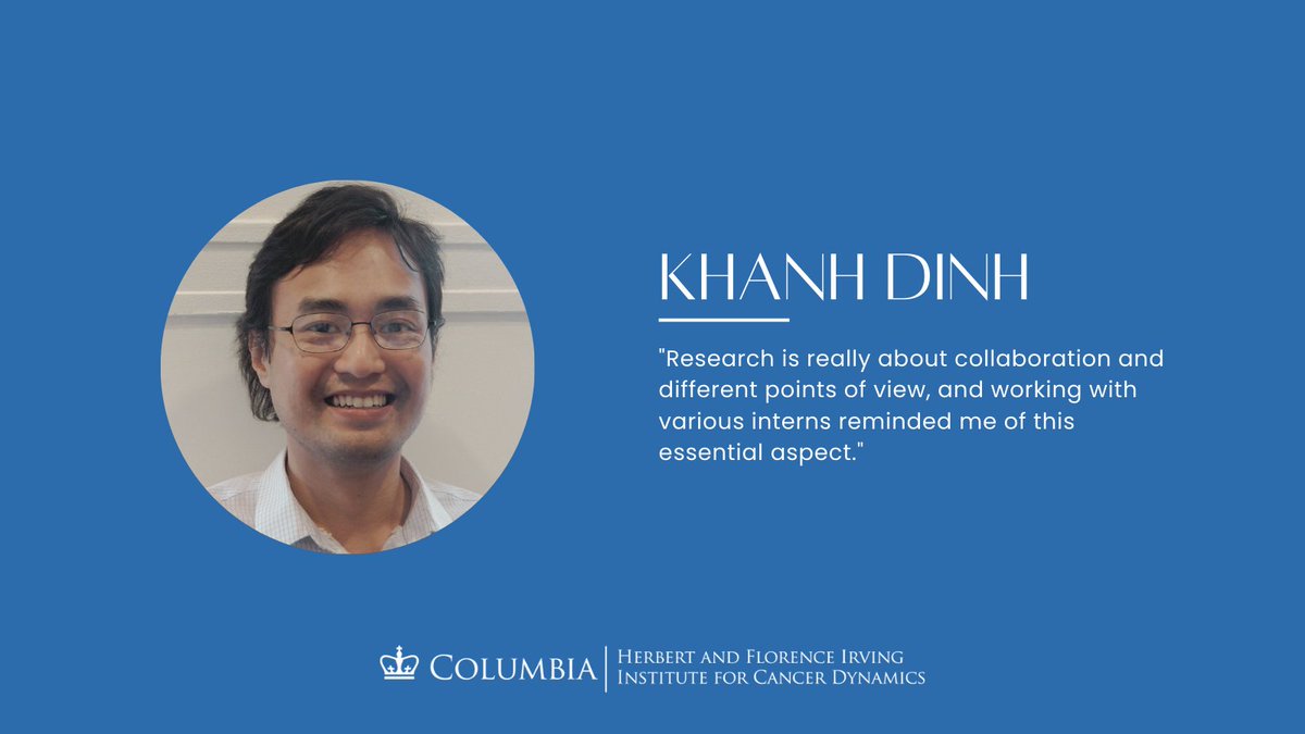 #TBT to this spotlight on Khanh Dinh, an Associate Research Scientist at IICD! 🧬From mathematical modeling to innovative discoveries, his work is truly making an impact. Read more here: bit.ly/3QiwS7o