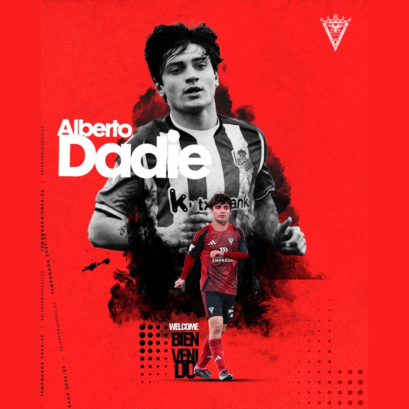 CDMirandes's tweet photo. OFICIAL | @AlbertoDadie, más efectivos para el ataque jabato

#BienvenidoDadie