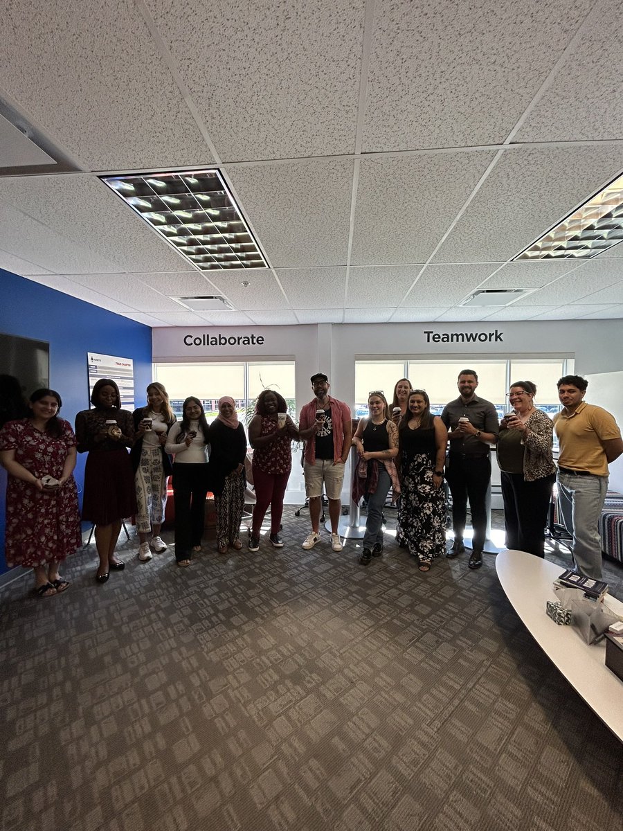 Move1069's tweet image. We popped by @MyIgniteNB with Bob from McDonalds to deliver some coffee and treats! ☕️ 

Congrats to Michelle &amp;amp; the Ignite team! If you want us to come do the same for YOUR office, enter the #McDonaldsCoffeeDrop on our website! 
#MoveMornings 
@Crashola 
@sarahjdbetts