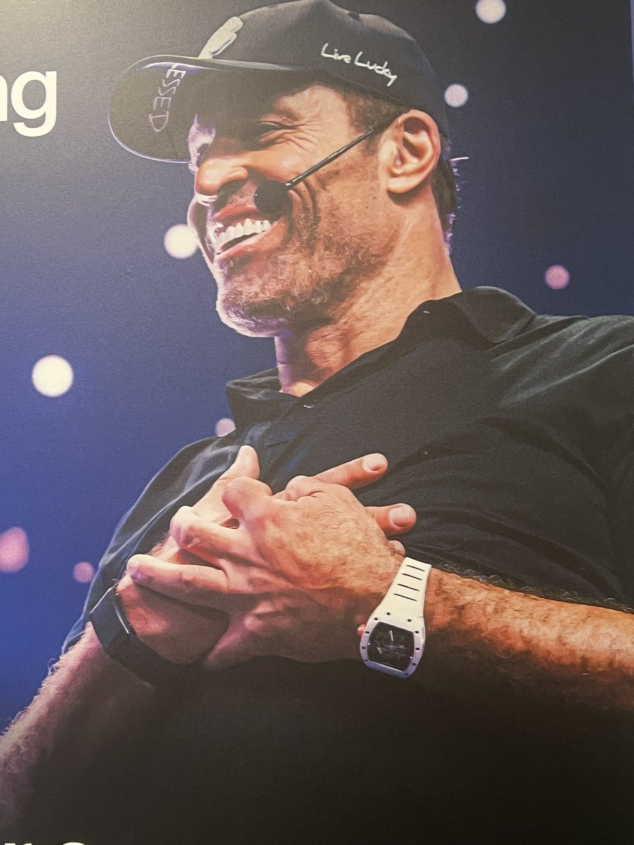 LuxuryWatchGuy1's tweet image. I didn’t know @TonyRobbins was balling out with a Richard Mille Bubba Watson

🫡