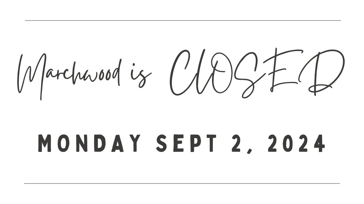 We will be CLOSED on Monday Sept 2, 2024. We hope you all have a lovely long weekend. We look forward to meeting our new MWELC friends in September and will be thinking of our friends who are off to Kindergarten and new adventures !✨🙂💚