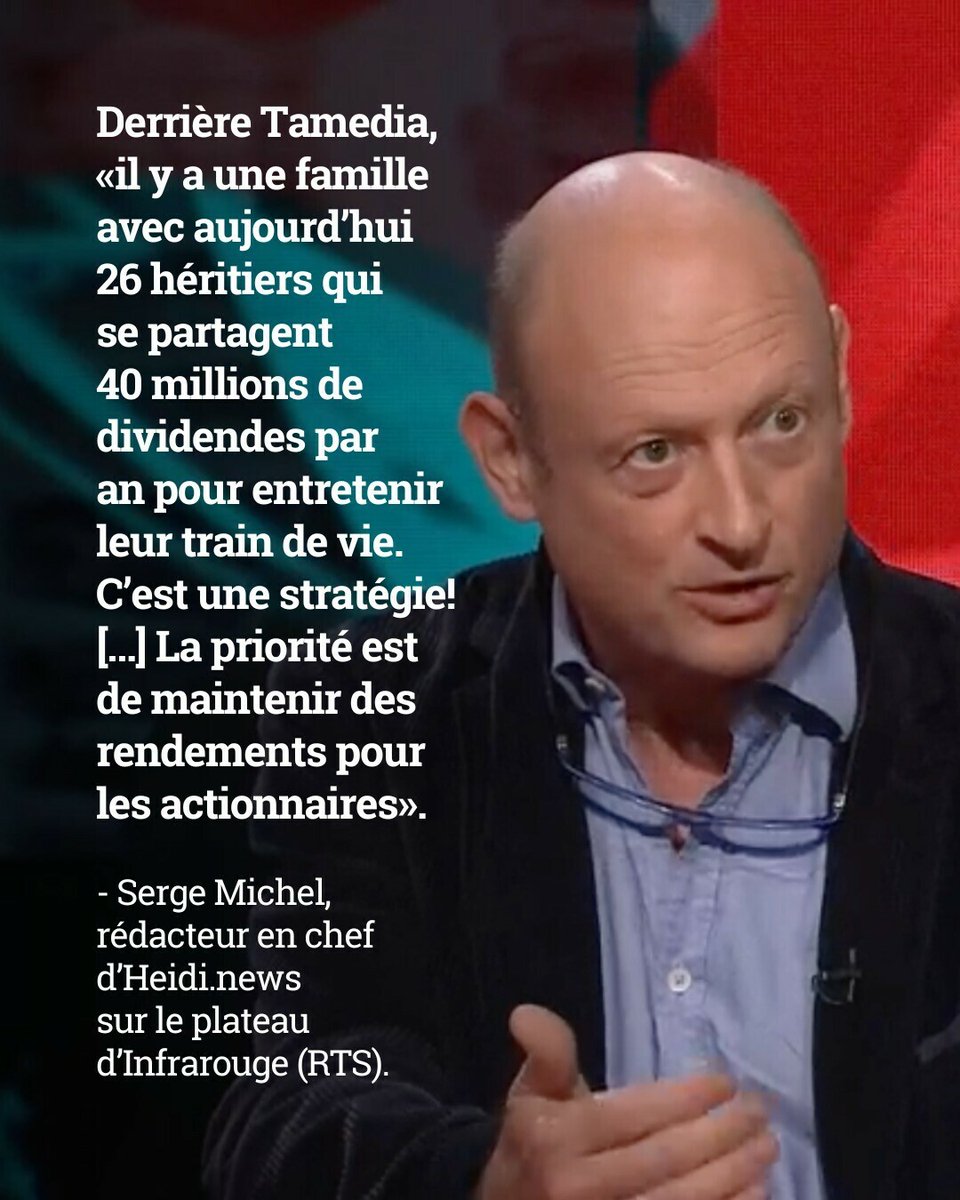 👀 Pourquoi Tamedia prévoit-il de supprimer près de 300 postes? Pour avoir enquêté sur les "Tamedia Papers", on a notre petite idée chez Heidi.news… [THREAD] 👇