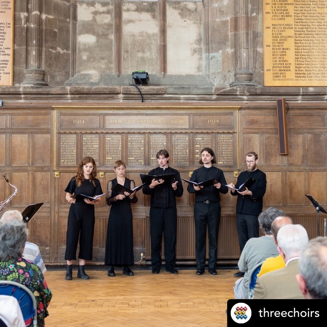 Corvus Consort (@corvusconsort) on Twitter photo 🎶 #throwbackthursday to our sold out concert <a href="/ThreeChoirs/">Three Choirs Festival</a> Festival! Great to share the #ByrdTakesFlight programme with this audience & especially great to have commissioned composer <a href="/derri_lewis/">derri joseph lewis 🏳️🌈</a> in the audience! 🎶 #throwbackthursday to our sold out concert <a href="/ThreeChoirs/">Three Choirs Festival</a> Festival! Great to share the #ByrdTakesFlight programme with this audience & especially great to have commissioned composer <a href="/derri_lewis/">derri joseph lewis 🏳️🌈</a> in the audience!