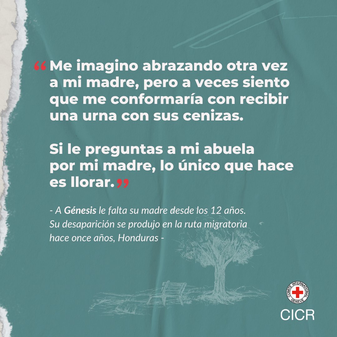 Mañana conmemoramos el #DíaInternacionaldelasDesaparicionesForzadas. Durante el último año, a través de <a href="/busquedasCRE/">Cruz Roja Búsquedas</a>, logramos localizar a más de 16.600 personas y reunir a otras 7.900 con sus familias. 

Mostramos nuestro apoyo a sus familias y expresamos nuestra solidaridad.