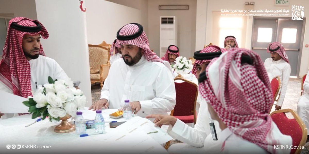 KSRNReserve's tweet image. حضور مميز في ورشة عمل برنامج &quot;تصميم المبادرات البيئية&quot; التي أقامتها هيئة تطوير #محمية_الملك_سلمان_بن_عبدالعزيز_الملكية بمحافظة طبرجل بالتعاون مع @sidr_aljouf