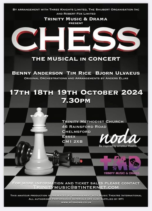 TrinityChelmsf1's tweet photo. Get your tickets today for this fabulous concert.
https://t.co/KmnHdIW85n https://t.co/V85JdU86Rl