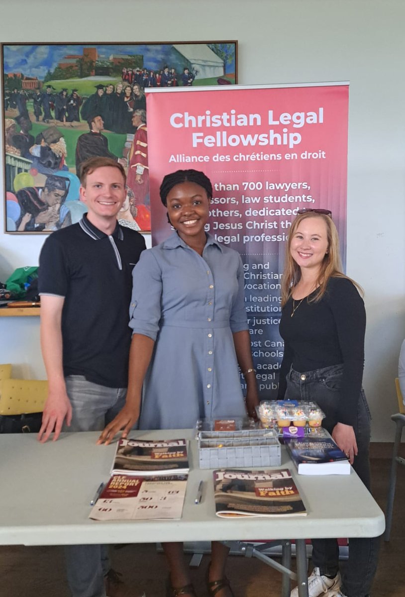 School is back in session! We're excited to welcome students to our CLF chapters at 20 law schools across Canada. Our first Clubs Day of 2024 was at Osgoode Hall - thanks so much to our student leaders for welcoming incoming 1Ls and creating spaces for students of faith!