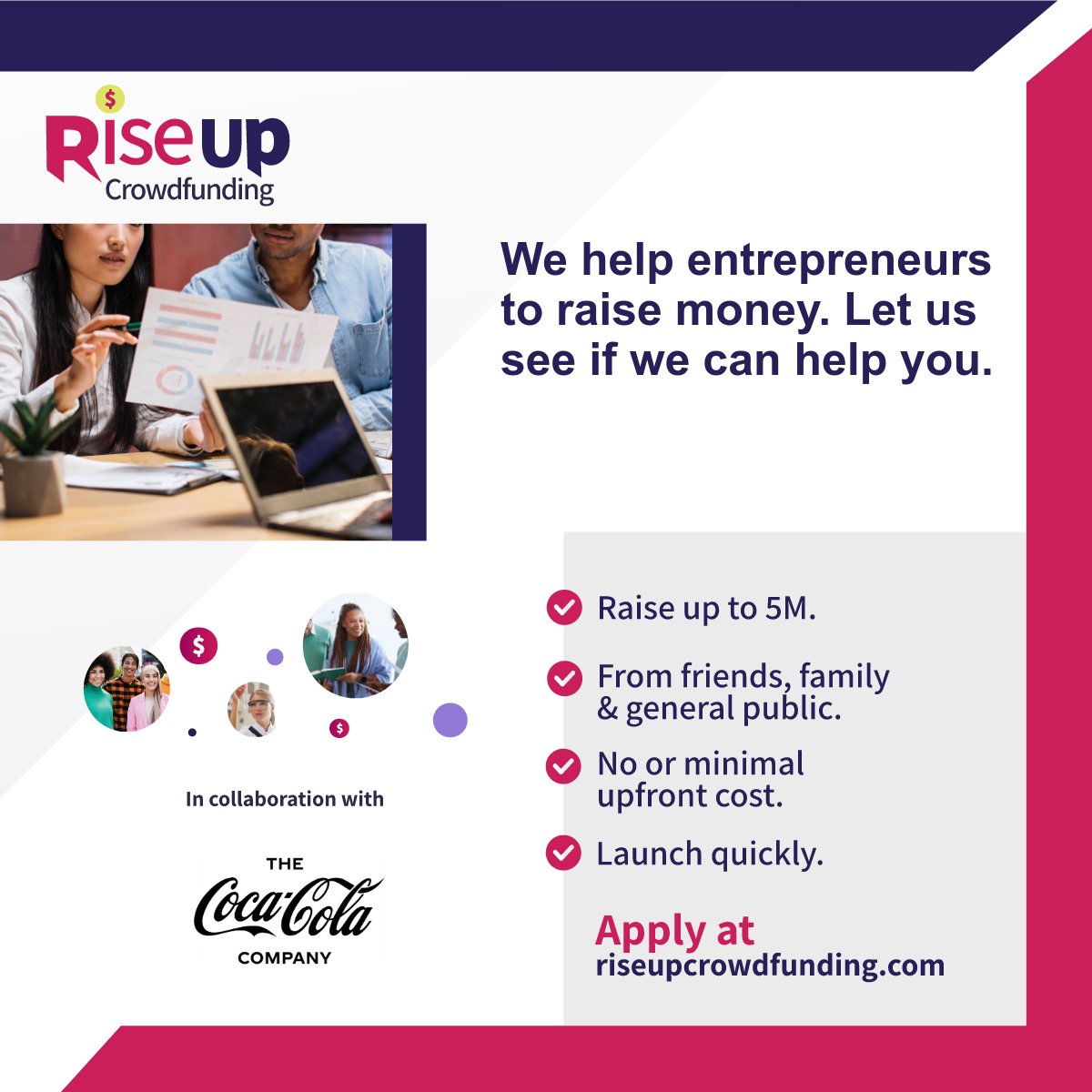 RiseUpCF's tweet photo. Whether you're looking for your seed round or have an extensive fundraising history, Rise Up Crowdfunding provides a funding portal that can be utilized to raise capital for your needs. https://t.co/3gKTklxBwV