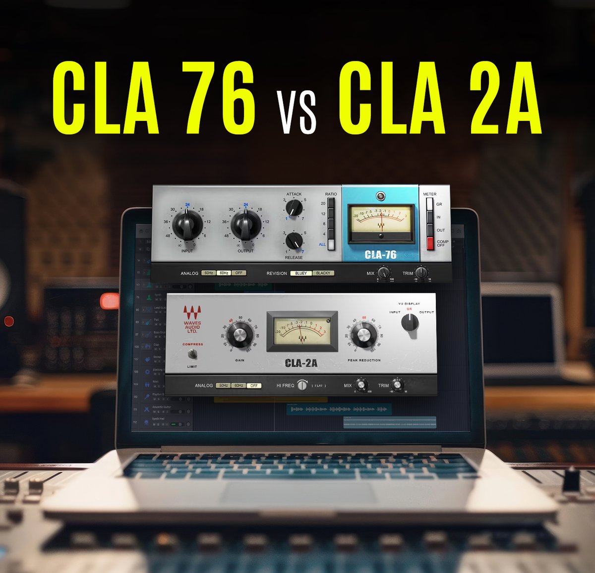 WavesAudioLtd's tweet image. When do you pull out the CLA-2A and when do you reach for the CLA-76? Let us know down below 👇 
#cla2a #cla76 #mixengineer #audiocompressor #mixingtips