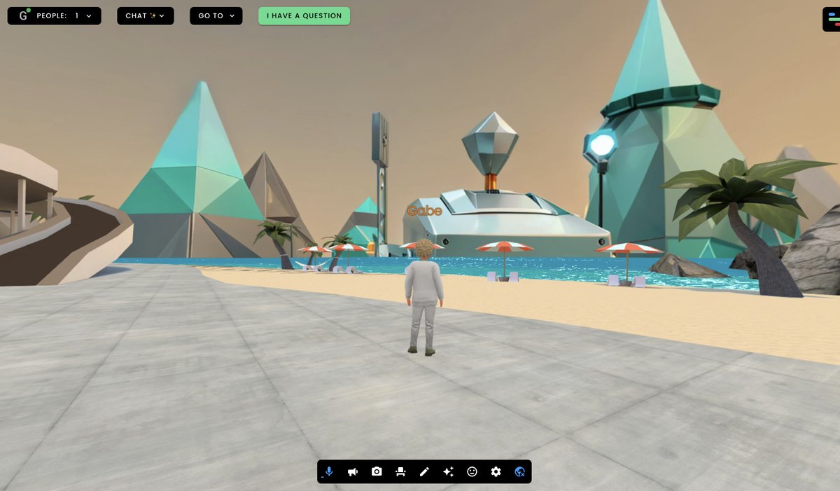 I let an AI character create my skybox. Looks like a robot is about to rise out of the sea and devour the map in <a href="/frame_vr/">FRAME</a>.