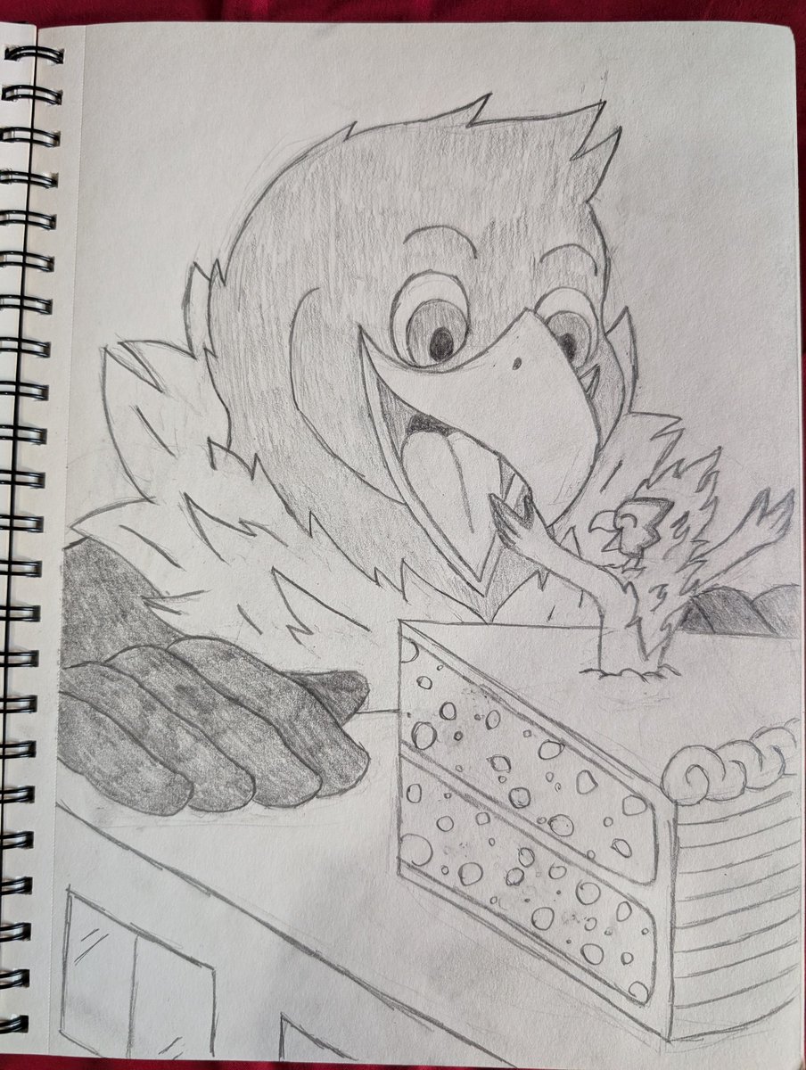 Nixter π MFF (@spicybirdboi) on Twitter photo It's <a href="/A_Huge_Bird/">Ahab is still a blue bird</a>'s birthday today, and I thought I'd surprise him by being the candle on his birthday cake :>
Art by me! It's <a href="/A_Huge_Bird/">Ahab is still a blue bird</a>'s birthday today, and I thought I'd surprise him by being the candle on his birthday cake :>
Art by me!
