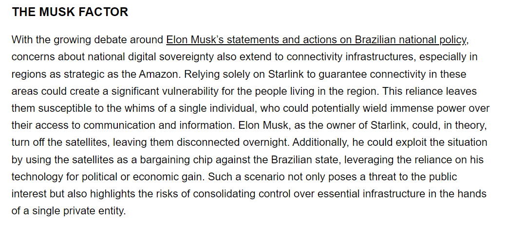 Em outro texto para a <a href="/greenwebfound/">Green Web Foundation</a>, também já alertava para esse tipo de influência do Musk.

O link para ele está aqui: thegreenwebfoundation.org/news/starlinks…