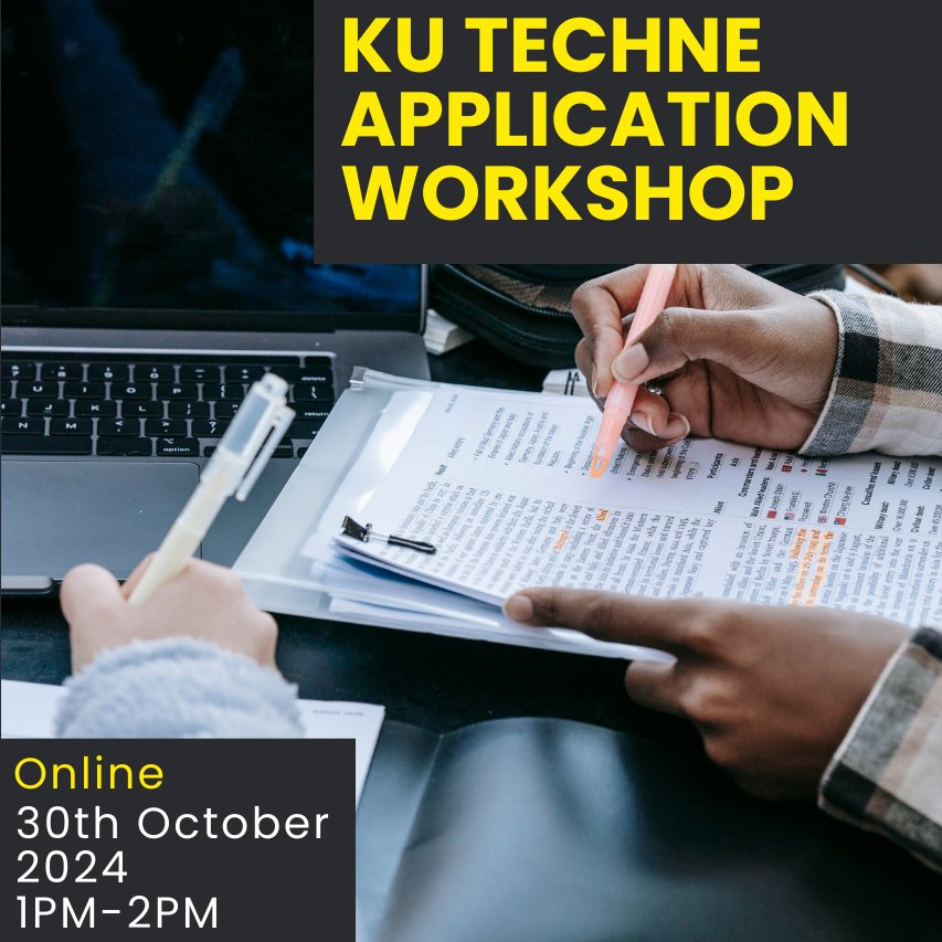 KSA_Research_Hub (@ksa_hub) on Twitter photo 📢 Applying for AHRC Techne research studentship with <a href="/KingstonSchArt/">Kingston School of Art</a>?
Join our online Application Workshop on October 30, 2024!
Boost your chances! Register now: bit.ly/3Mr6CVI 📢 Applying for AHRC Techne research studentship with <a href="/KingstonSchArt/">Kingston School of Art</a>?
Join our online Application Workshop on October 30, 2024!
Boost your chances! Register now: bit.ly/3Mr6CVI
