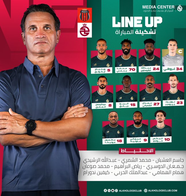 التشكيل الرسمي لمباراة الرياض والخلود في الدوري السعودي 