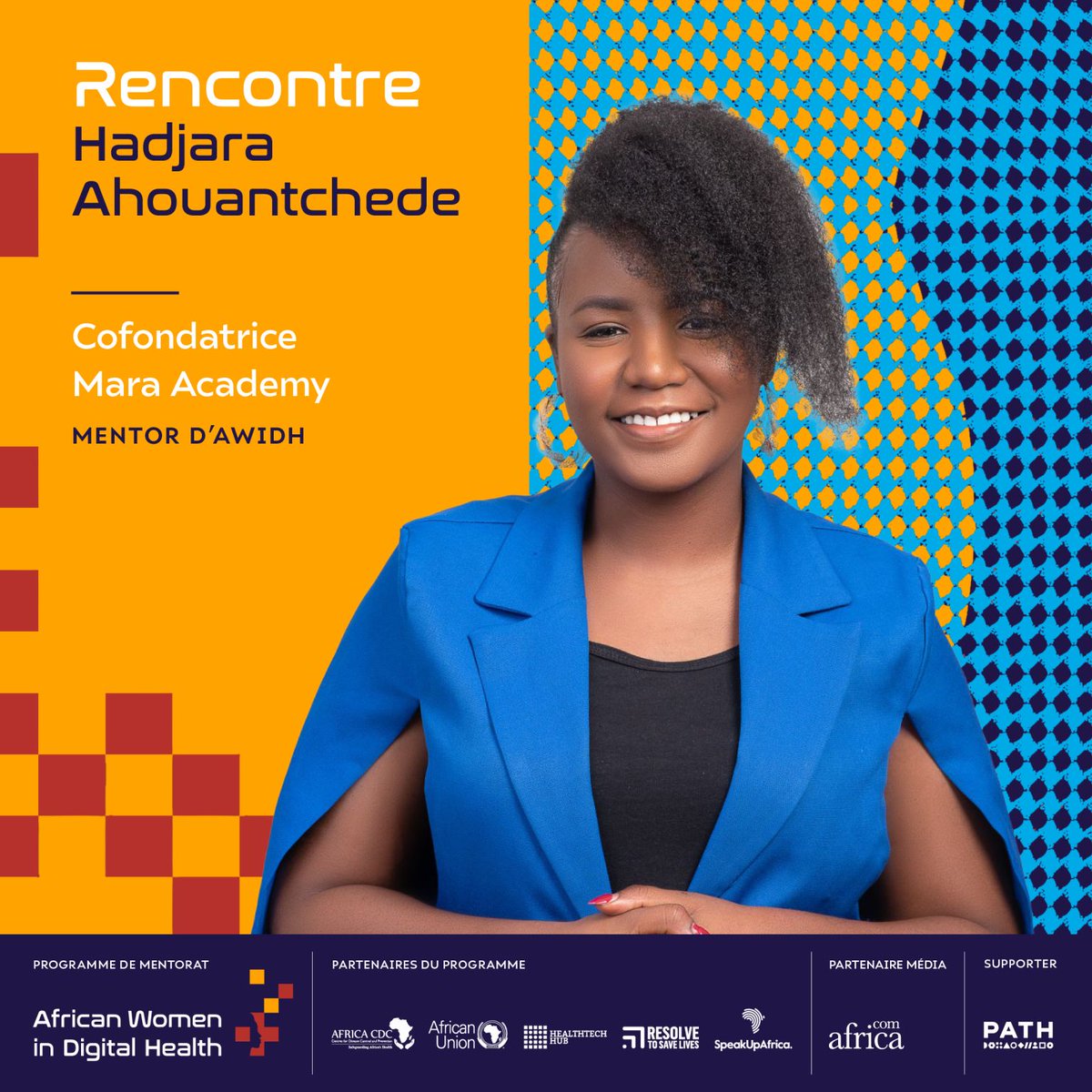 Je suis honorée de rejoindre le programme #AWiDH en tant que mentor, aux côtés de femmes incroyables ! 🚀✨ Si vous êtes une femme africaine avec un projet innovant dans la santé, postulez avant le 30 août à 23h59 GMT !  🔗 Postulez ici 👉 lnkd.in/dpsPHt4r

#Santé