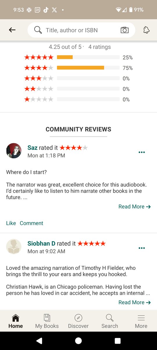 TimFielderVO's tweet photo. My first reviews for The Town That Never Was... 

Available on Audible, Amazon, and iTunes.
 https://t.co/ADOKEaFDGX

#audiobook #audiobooks #audible #mystery #suspense #thriller #amazon #itunes #narration #audiobooklove https://t.co/PBor5aa6Sr