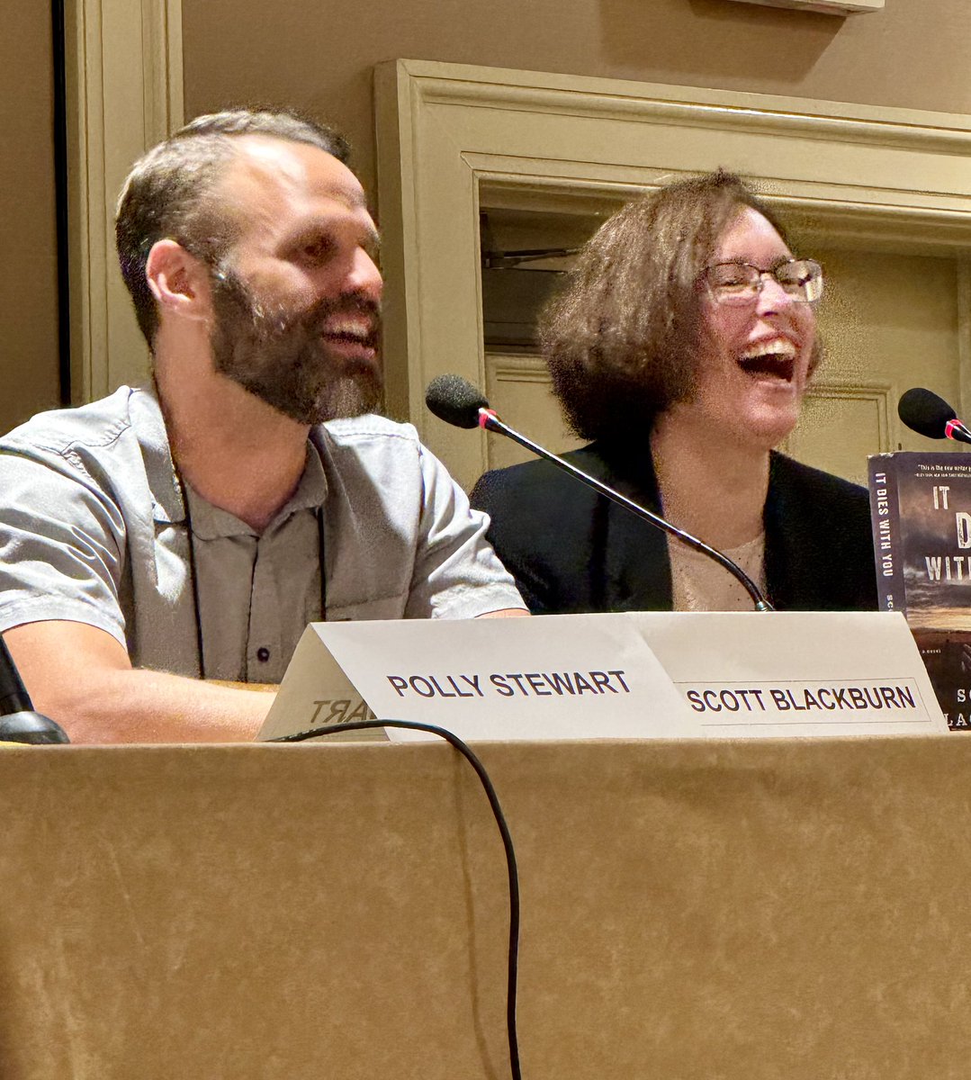 Another great panel. <a href="/ScottMBlackburn/">Scott Blackburn</a> and <a href="/traciabramson/">Traci Abramson</a> saying smart things and having a great time.
