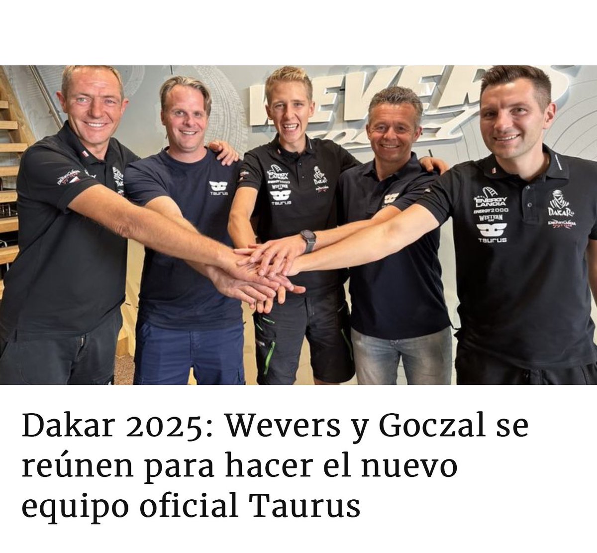 Cadena 3 Motor (@cadena3motor) on Twitter photo ⚠️ <a href="/dakar/">DAKAR RALLY</a>
➡️ <a href="/TaurusT3_/">Taurus T3</a> <a href="/EnergylandiaO/">Energylandia_official</a> 🇳🇱🇵🇱
Dakar 2025: Wevers y Goczal se reúnen para hacer el nuevo equipo oficial Taurus.
Todos los detalles, aquí👇
cadena3.com/noticia/carrer…
Seguí <a href="/Cadena3Motor/">Cadena 3 Motor</a>
Te lo cuenta🎙️📲💻
<a href="/Cadena3Com/">Cadena 3 Argentina</a> ⚠️ <a href="/dakar/">DAKAR RALLY</a>
➡️ <a href="/TaurusT3_/">Taurus T3</a> <a href="/EnergylandiaO/">Energylandia_official</a> 🇳🇱🇵🇱
Dakar 2025: Wevers y Goczal se reúnen para hacer el nuevo equipo oficial Taurus.
Todos los detalles, aquí👇
cadena3.com/noticia/carrer…
Seguí <a href="/Cadena3Motor/">Cadena 3 Motor</a>
Te lo cuenta🎙️📲💻
<a href="/Cadena3Com/">Cadena 3 Argentina</a>