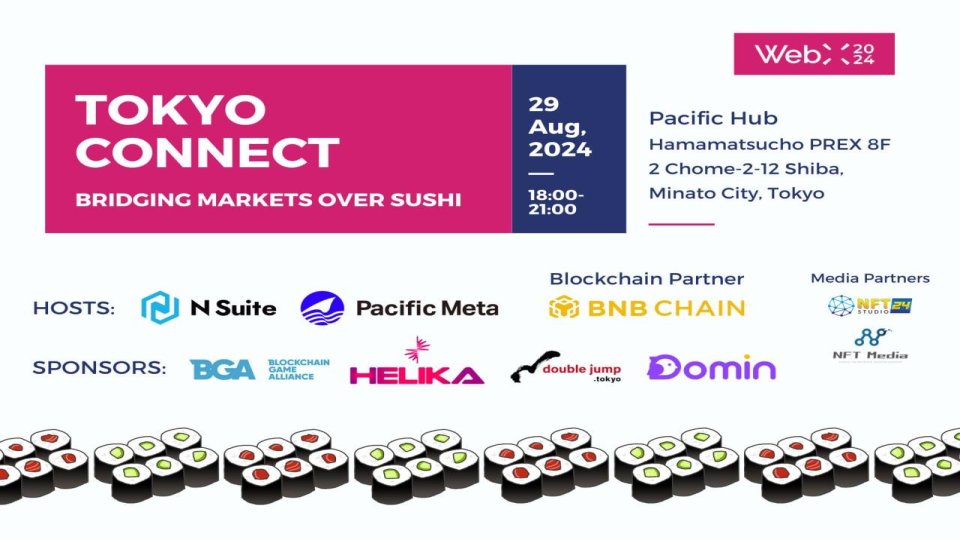 PacificMeta's tweet image. Tokyo Connect: Bridging Markets Over Sushi successfully concluded!

The event was a huge success, with lively networking over delicious sushi 🍣

Thank you to everyone who attended despite the challenging weather!

@nsuite_en

#WebX #WebX2024