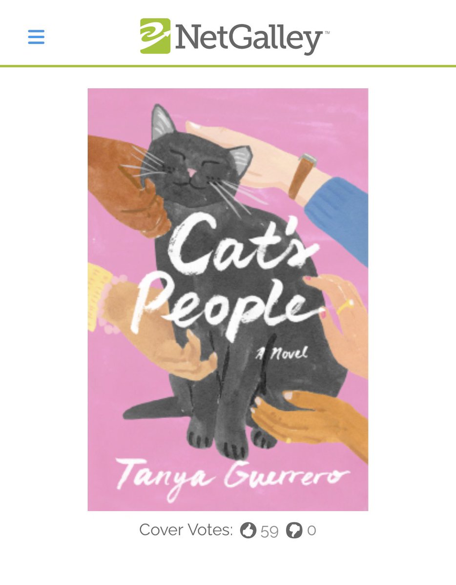 Alert! Alert! Cat’s People, my adult fiction debut, is now available for request on Netgalley! Meow-sey on over and request away!