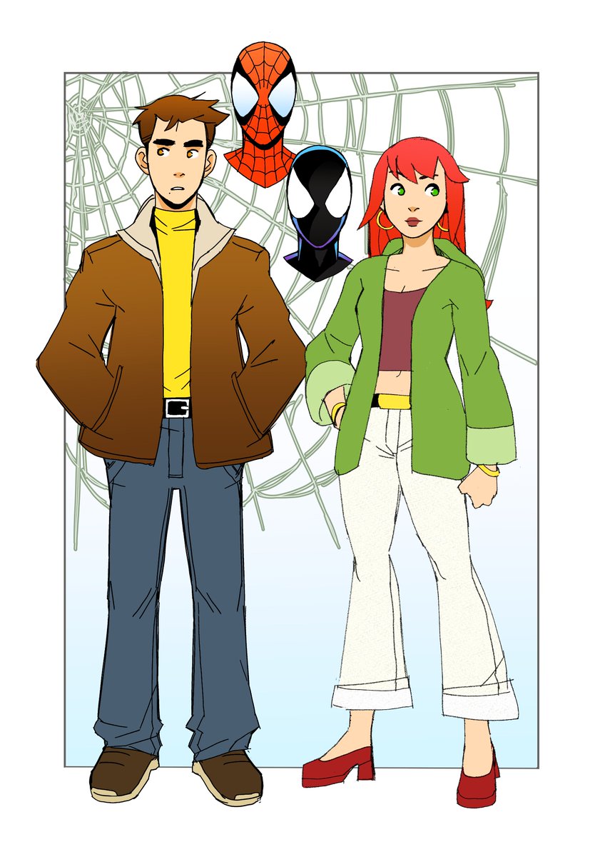 spideyj_art's tweet image. different outfits. Who else should i draw?