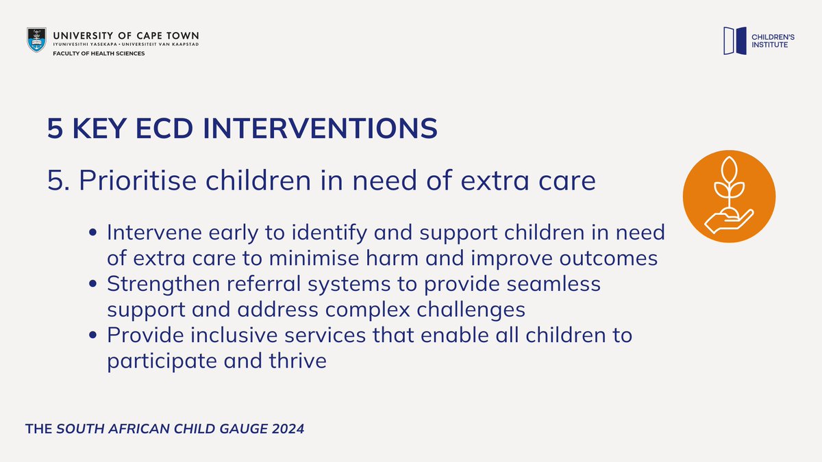 All children benefit from universal services such as primary health care but too many young children in South Africa are exposed to multiple adversities that compromise their health &amp; development – including high levels of poverty, malnutrition &amp; violence. bit.ly/4fV4C5y