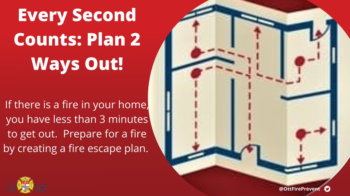 OttFirePrevent's tweet photo. Practice your escape plan at the cottage and make sure all visitors know what to do if there is a fire. It’s just as important that everyone knows the escape plan and the meeting place at the cottage as it is at home. #firesafety #cottagefiresafety https://t.co/owEhHgTYz6