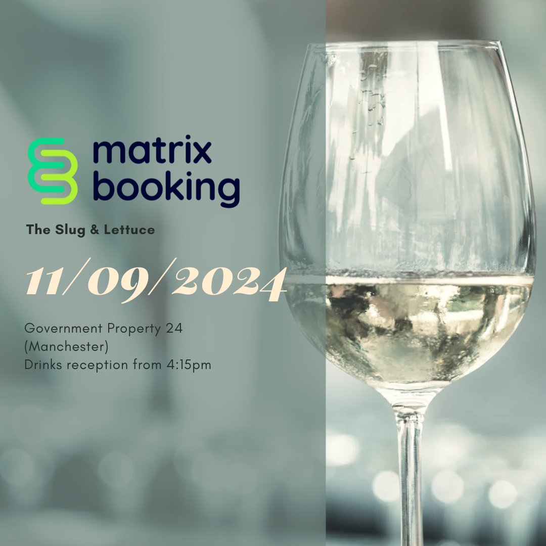 Matrix Booking (@matrixbooking) on Twitter photo Join us and <a href="/PublicSectorCo/">Public Sector +</a> on 11th September in Manchester for Government Property 24. We will be hosting a drinks reception after the event at 4:15pm at the Slug & Lettuce. We hope to see you there!
governmentproperty.co.uk/agenda/
#GovProp #GovernmentProperty Join us and <a href="/PublicSectorCo/">Public Sector +</a> on 11th September in Manchester for Government Property 24. We will be hosting a drinks reception after the event at 4:15pm at the Slug & Lettuce. We hope to see you there!
governmentproperty.co.uk/agenda/
#GovProp #GovernmentProperty