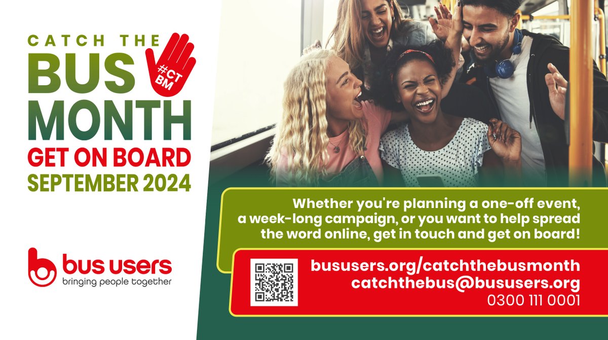 We are waiting patiently for <a href="/BusUsersUK/">Bus Users UK</a>'s #CatchTheBusMonth coming along in September 🚌

What we need is a bus revolution (see our recent report green-alliance.org.uk/publication/a-…)

Learn more, celebrate all the benefits of buses and get involved here: bususers.org/catchthebusmon…