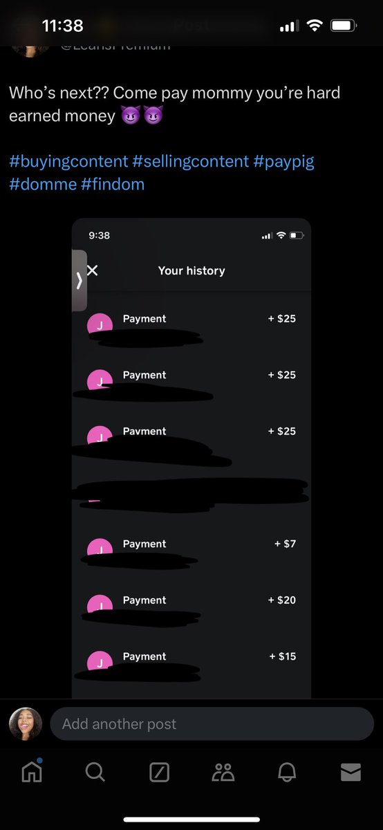 LeahsPremium's tweet photo. Proof of sales 😈 you see people sending more than one time they like what they get 🥰 DM to see my menu.
#BUYINGCONTENT https://t.co/Wyqy1WBg8R