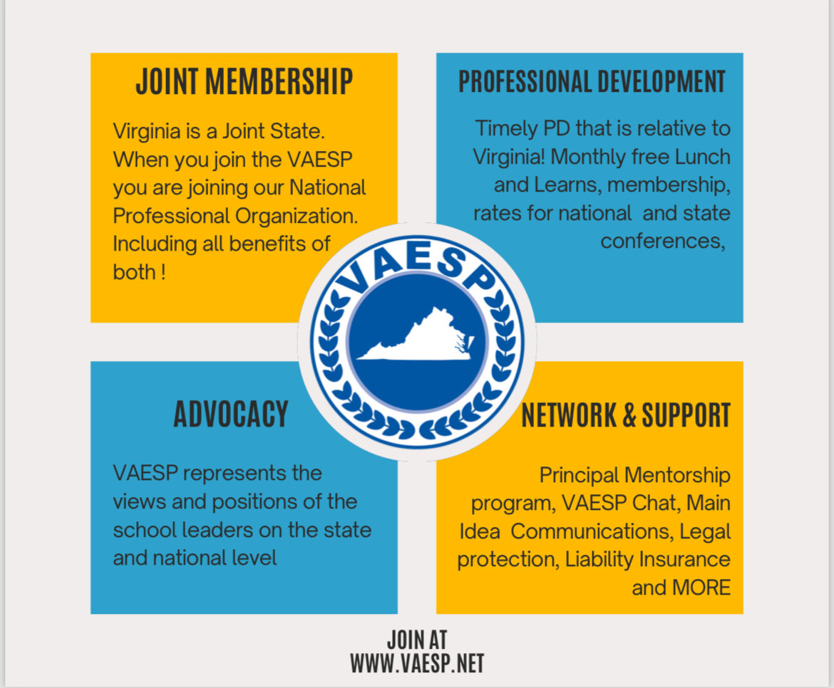 Krista Barton Arnold (@kbartonkrista) on Twitter photo Virginia School Leaders; It is time to join our professional organization VAESP/NAESP, one fee, 2 memberships! <a href="/AndrewBuchheit/">Dr. Andrew Buchheit</a> <a href="/NAESP/">National Assoc. of Elementary School Principals</a> @NAESP_Zone_3 <a href="/jmatherly/">John Matherly</a> <a href="/CcpWilson/">Dr. Patrice C Wilson</a> <a href="/GinnyGills/">Ginny Gills</a> <a href="/dramygriffin/">Amy Griffin</a> Virginia School Leaders; It is time to join our professional organization VAESP/NAESP, one fee, 2 memberships! <a href="/AndrewBuchheit/">Dr. Andrew Buchheit</a> <a href="/NAESP/">National Assoc. of Elementary School Principals</a> @NAESP_Zone_3 <a href="/jmatherly/">John Matherly</a> <a href="/CcpWilson/">Dr. Patrice C Wilson</a> <a href="/GinnyGills/">Ginny Gills</a> <a href="/dramygriffin/">Amy Griffin</a>