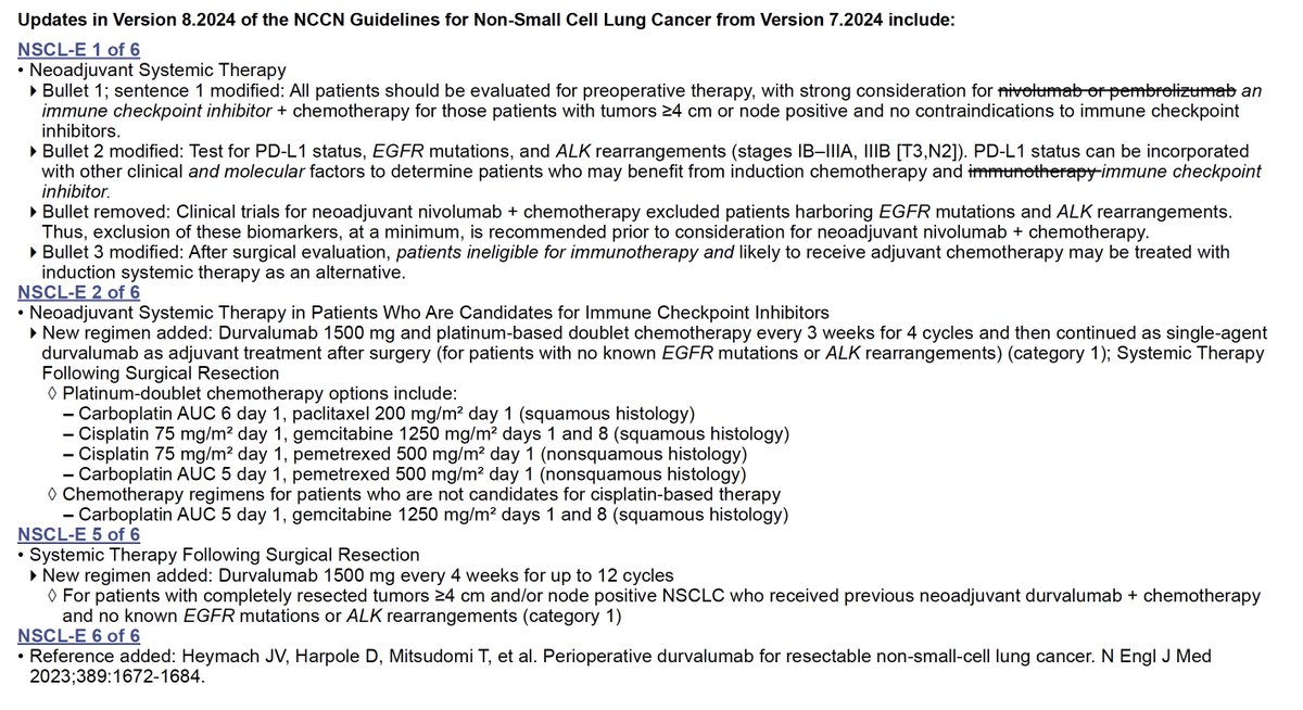 🫁 NCCN guideline. - NSCLC updated 🫁

🌟 Version 8.2024 — August 23, 2024