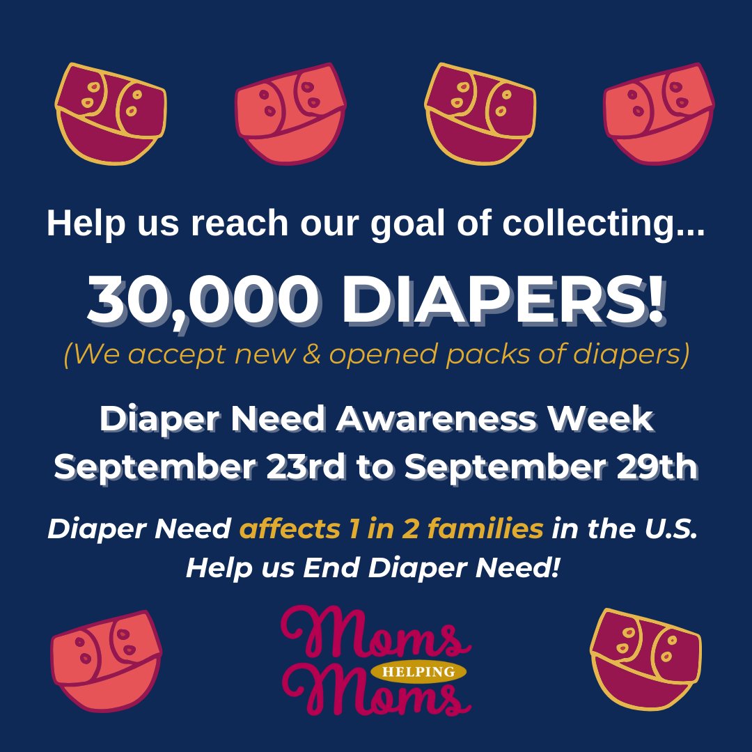 MHMFNJ's tweet image. There are so many ways to help us #enddiaperneed by supporting us for #DiaperNeedAwarenessWeek 2024! 

💛Make a Monetary Donation:
…pingmomsfoundation.networkforgood.com/projects/23003…
💙Purchase an item from our Amazon Wishlist
amazon.com/hz/wishlist/ls…
❤️Host a diaper drive! email: allison@momshelpingmoms.org