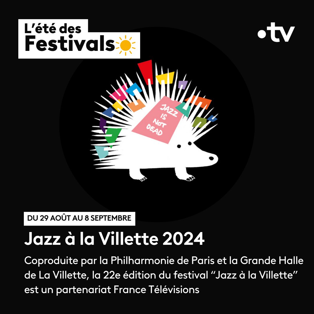 France Télévisions (@francetele) on Twitter photo 🎷☀️ #ÉtédesFestivals l Un peu de Jazz dans cette ambiance sportive…
Le Festival <a href="/jazzalavillette/">Jazz à la Villette</a> débute avec une programmation exceptionnelle : grands noms du jazz et jeunes talents à écouter à l'Espace Périphérique de <a href="/LaVillette/">La Villette</a>
🗓️ Jusqu’au 8 septembre 🎷☀️ #ÉtédesFestivals l Un peu de Jazz dans cette ambiance sportive…
Le Festival <a href="/jazzalavillette/">Jazz à la Villette</a> débute avec une programmation exceptionnelle : grands noms du jazz et jeunes talents à écouter à l'Espace Périphérique de <a href="/LaVillette/">La Villette</a>
🗓️ Jusqu’au 8 septembre