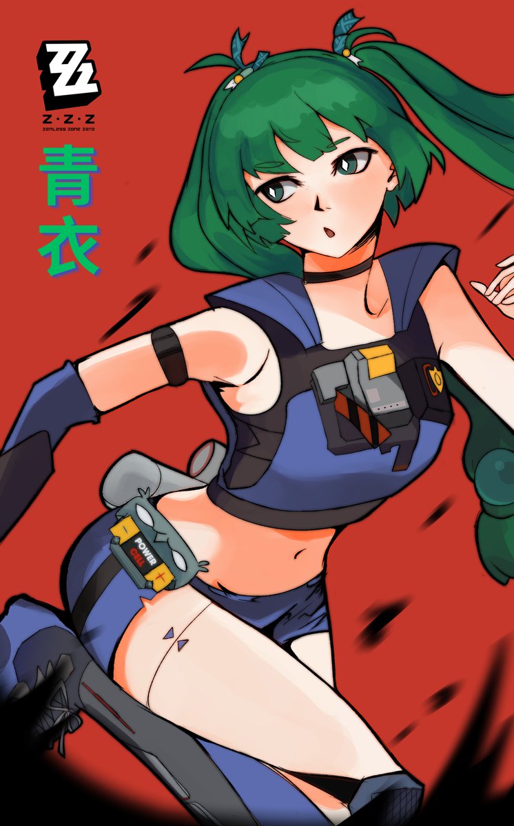 7renshu's tweet image. Qingyi ⚡️
#zzzero #CreateForNewEridu #Qingyi