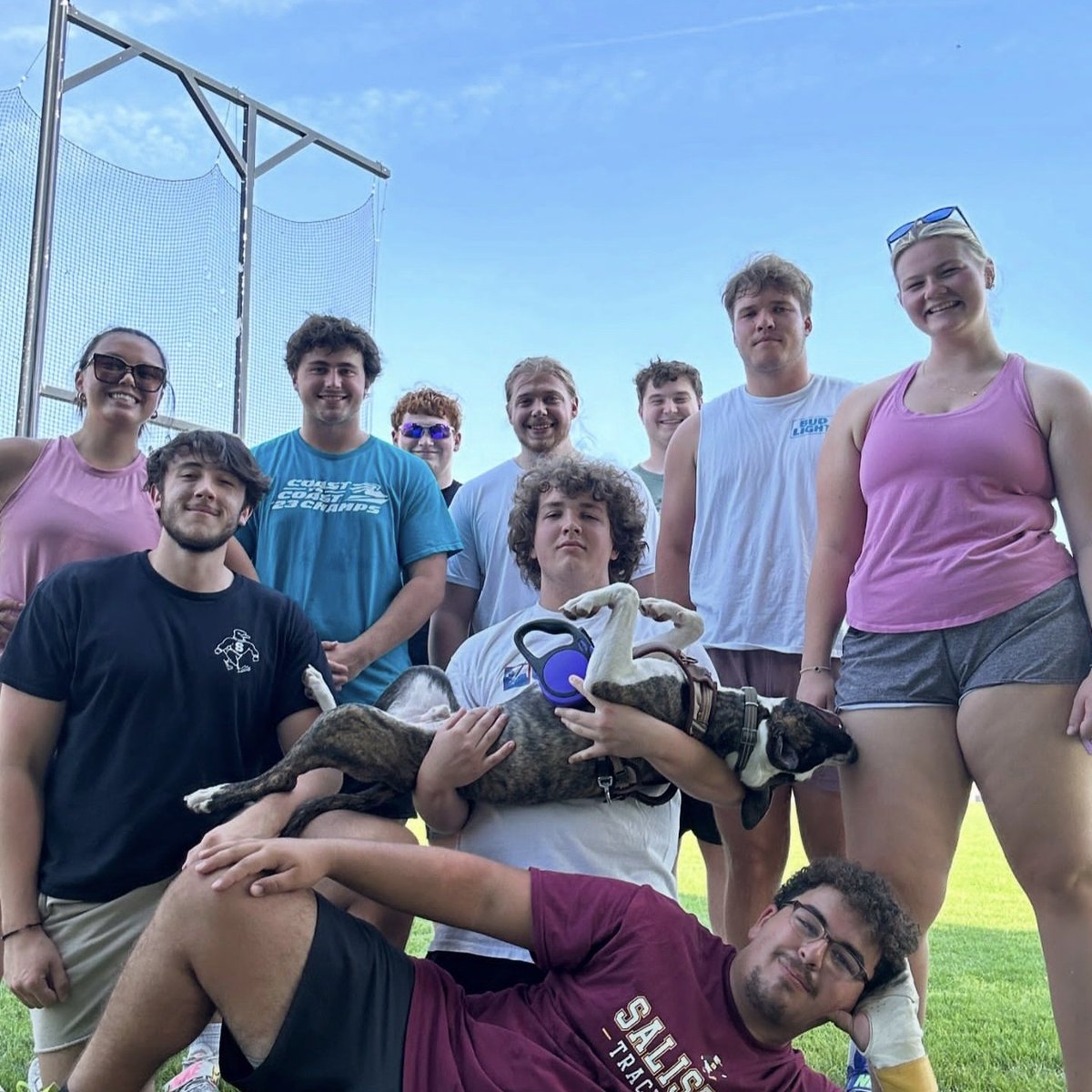 Throws Squad + Bear for some pre-preseason practice! #PHEC330