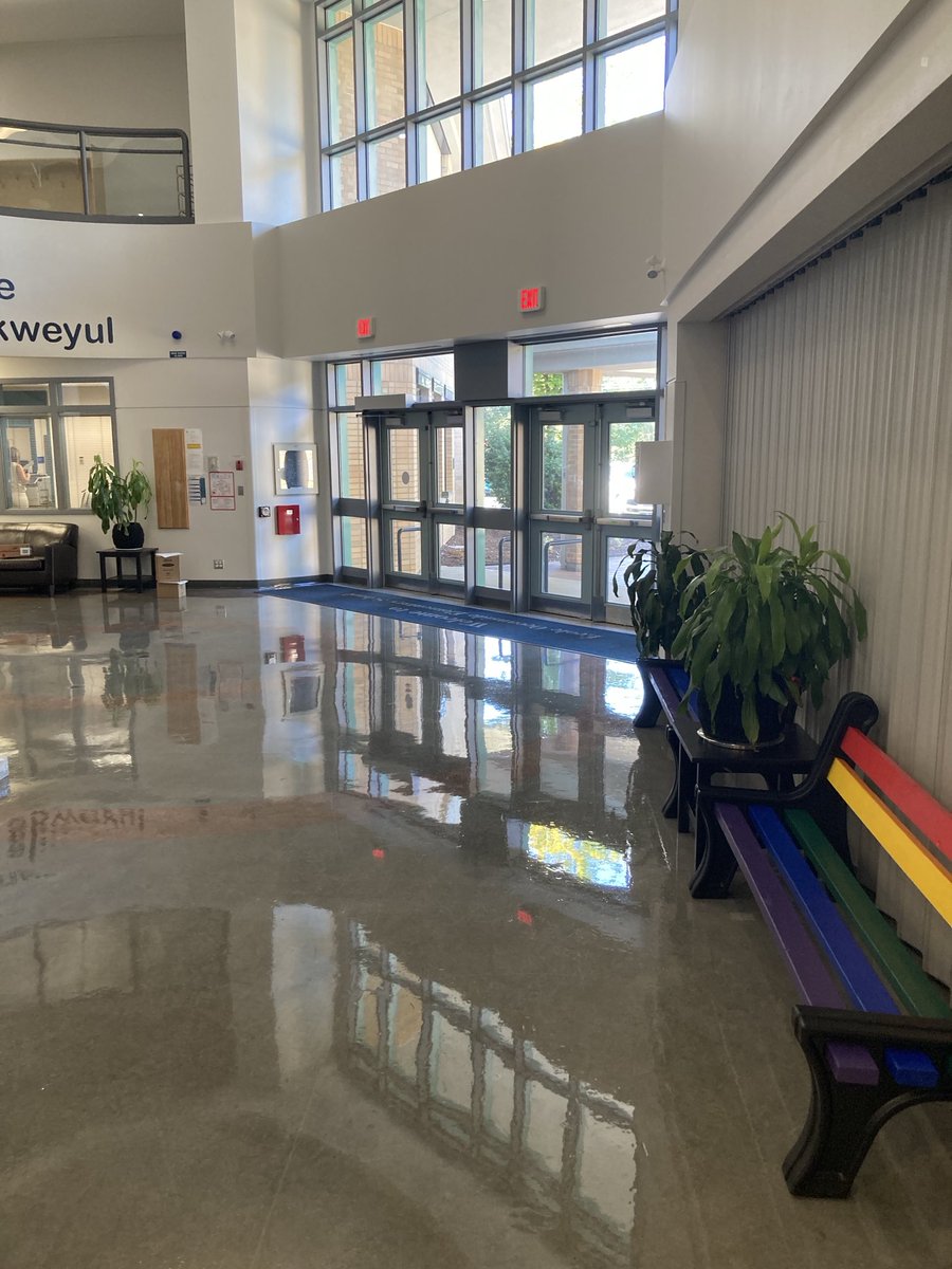 Looking more and more prepared for our students’ arrival next week - great work by the Qualicum School District Ops Team to get everything ready for learning!