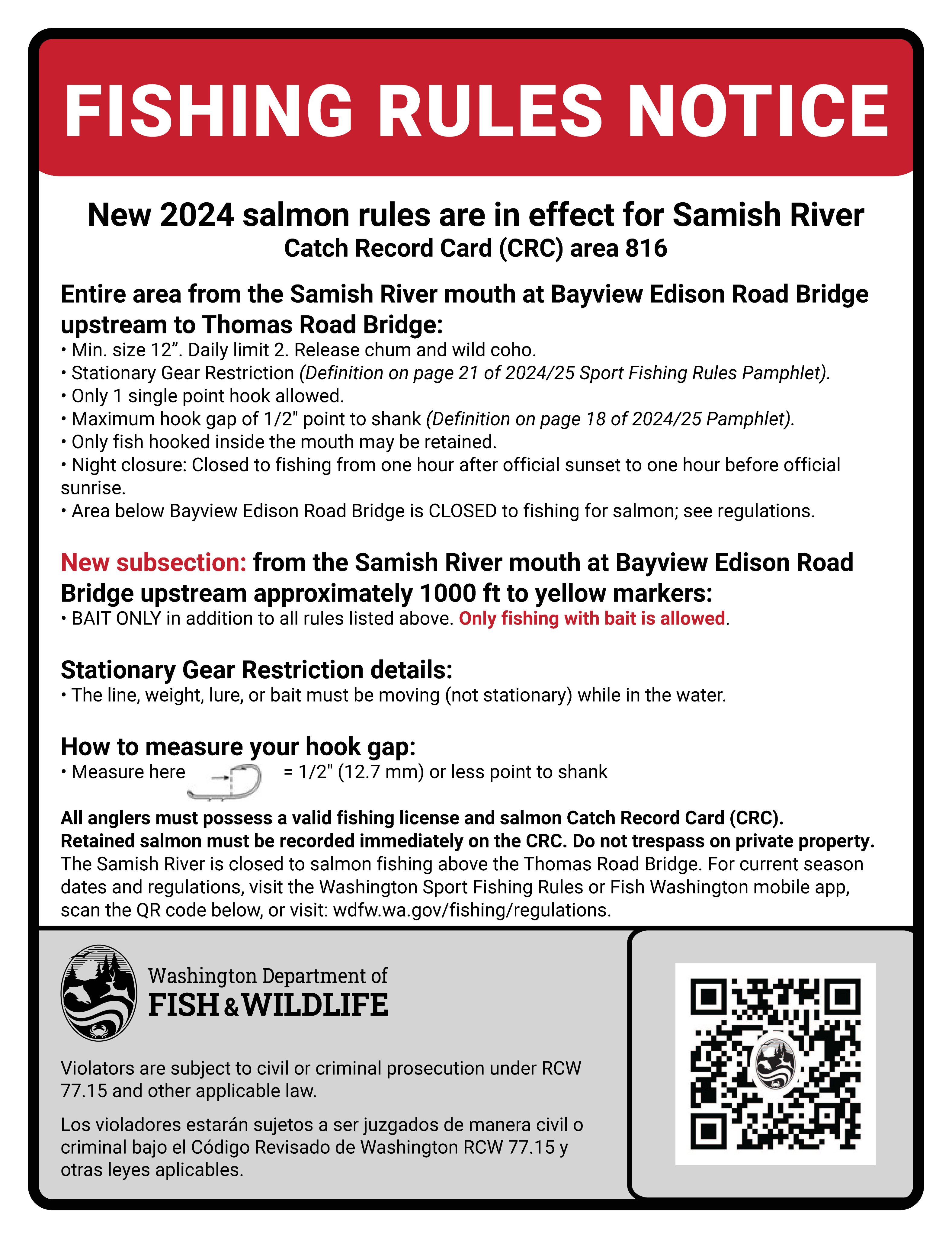 Washington Department of Fish &amp; Wildlife on X: &ldquo;The Samish River 