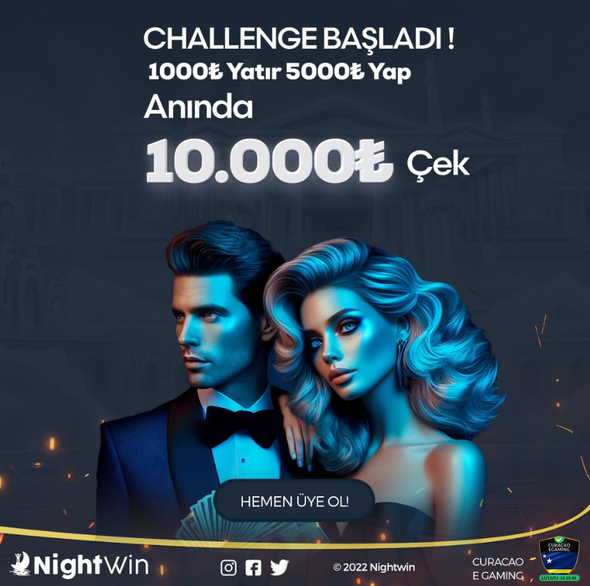 🔥CHALLENGE BAŞLADI !   

💸 1000 TL Yatır 5000 Yap Anında 10.000 TL ÇEK !   

Detaylar için: nightwin213.com 

#nightwin #slot #sweetbonanza #Meritking #sekabet #CratosRoyal #galabet #Amrabat #joshuaking #Hermoso