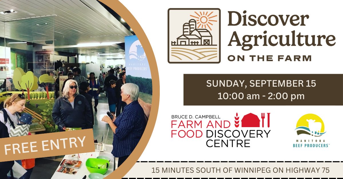 Join us on Sunday, September 15 (rain or shine) <a href="/UMDiscoveryCtre/">Discovery Centre</a> for a day filled with activities, games, wagon rides, and giveaways – plus free food samples while supplies last!