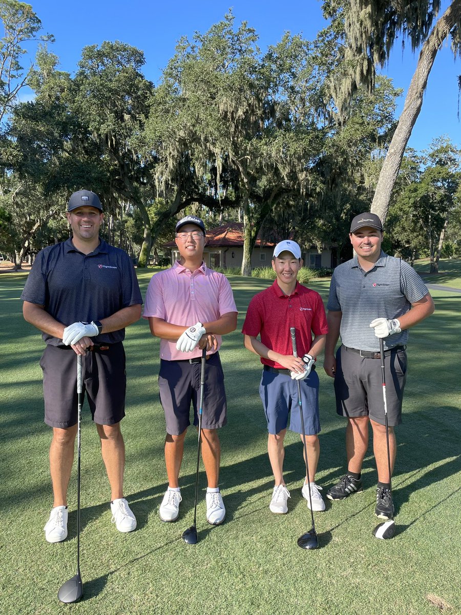 johan_immelman's tweet image. Our @FlightScopeGolf team playing with Michael Lee in the @AJGAGolf Junior. PLAYERS Championship at TPC Sawgrass.
#JrPLAYERS
#FlightScopeFamily
#PerformanceDataYouCanTrust