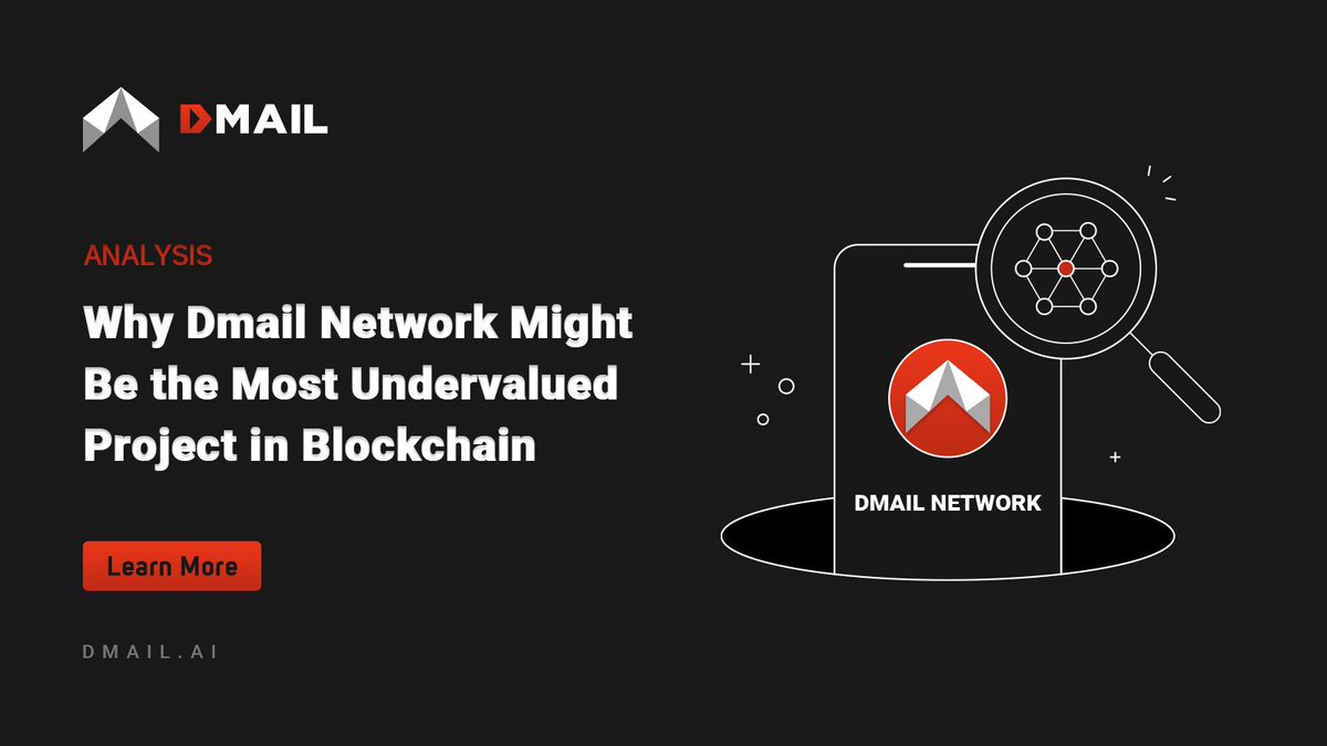 Talkmuzikdotcom's tweet image. Dmail is revolutionizing Web3 communication! ✉️

Did you know that your mail can tell your schedules and spy on your daily activities without your permission?

That is why Dapps like @Dmailofficial should be prioritized as they help you with 

 🟥Data privacy: Own your data, not…