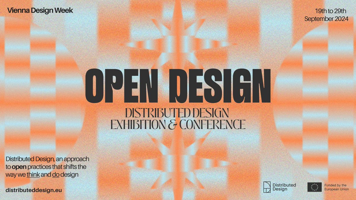 Distributed Design (@ddesignplatform) on Twitter photo 🤩 Join us this September for the Distributed Design Conference at <a href="/VIENNADESIGN/">VIENNA DESIGN WEEK</a>! Participation in the conference and supporting workshops is 100% free! Discover all separate events and register here: eventbrite.com/cc/distributed…
#CreativeEurope #DistributedDesign 🤩 Join us this September for the Distributed Design Conference at <a href="/VIENNADESIGN/">VIENNA DESIGN WEEK</a>! Participation in the conference and supporting workshops is 100% free! Discover all separate events and register here: eventbrite.com/cc/distributed…
#CreativeEurope #DistributedDesign