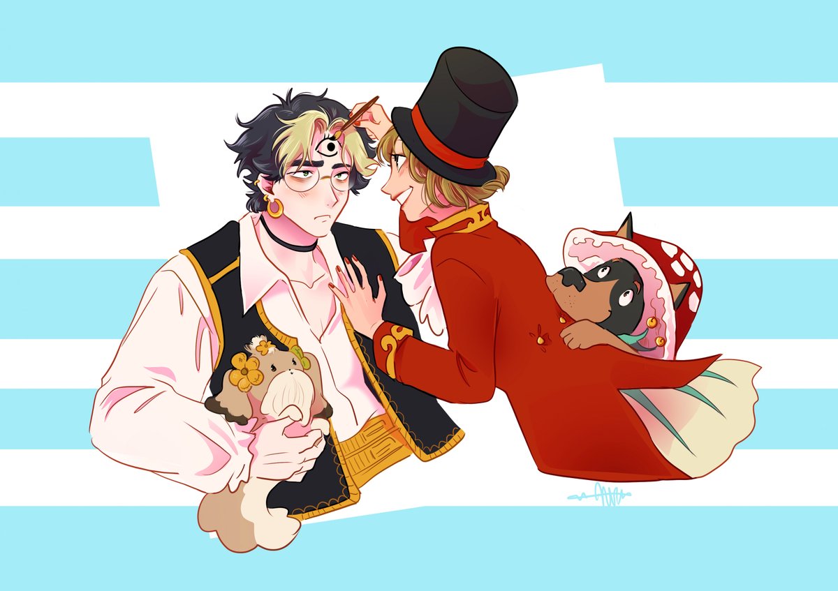 the crossover i didn't know i needed 🍄 #Love4AWalk #Marionetta #WEBTOON

Characters; Love 4 A Walk
Style: Marionetta
Art credit: nusanguino