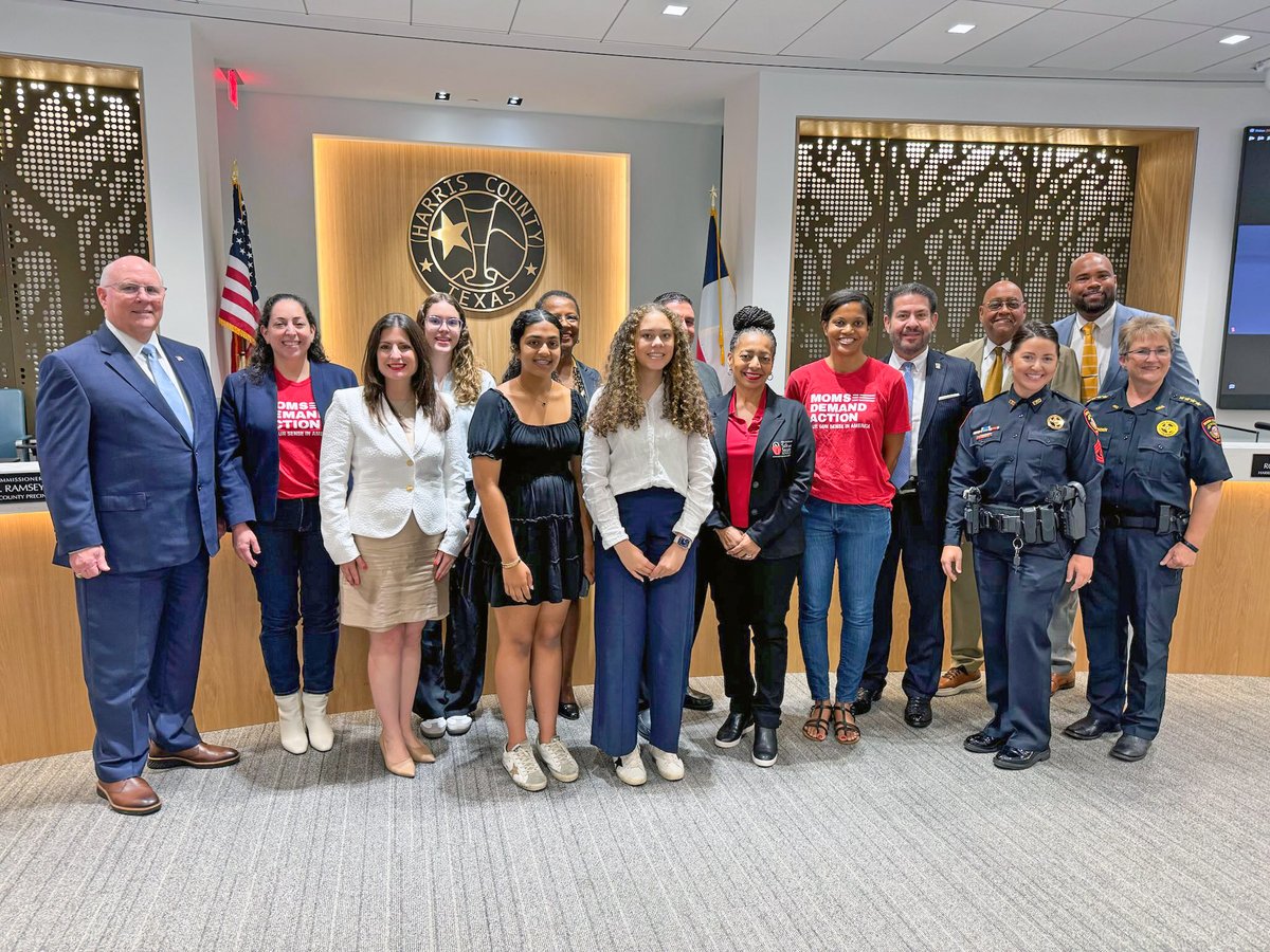 County Commissioners approved the bylaws for the Safe School Commission 🏫 <a href="/CSSS_hcde/">Center for Safe and Secure Schools</a>, and commission representatives appeared before the court in support of the rules that create bimonthly meetings and appoint students to the board. Cheers to being proactive instead of reactive!