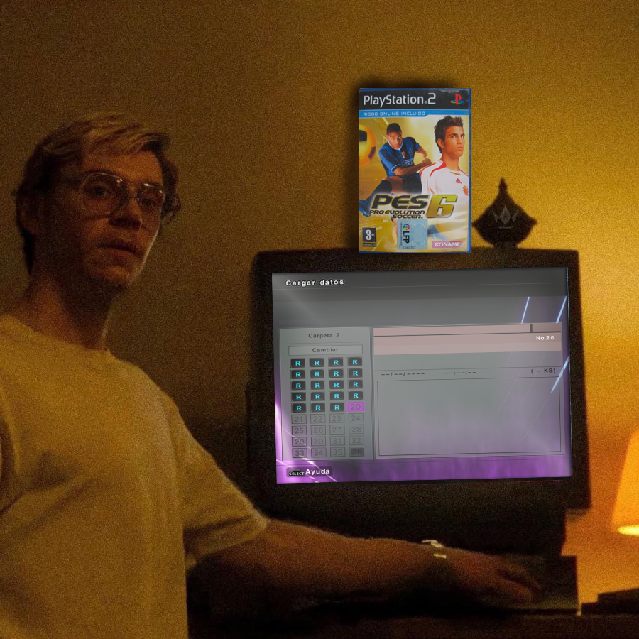 Mi oferta como novio:
-Mira todos mis goles