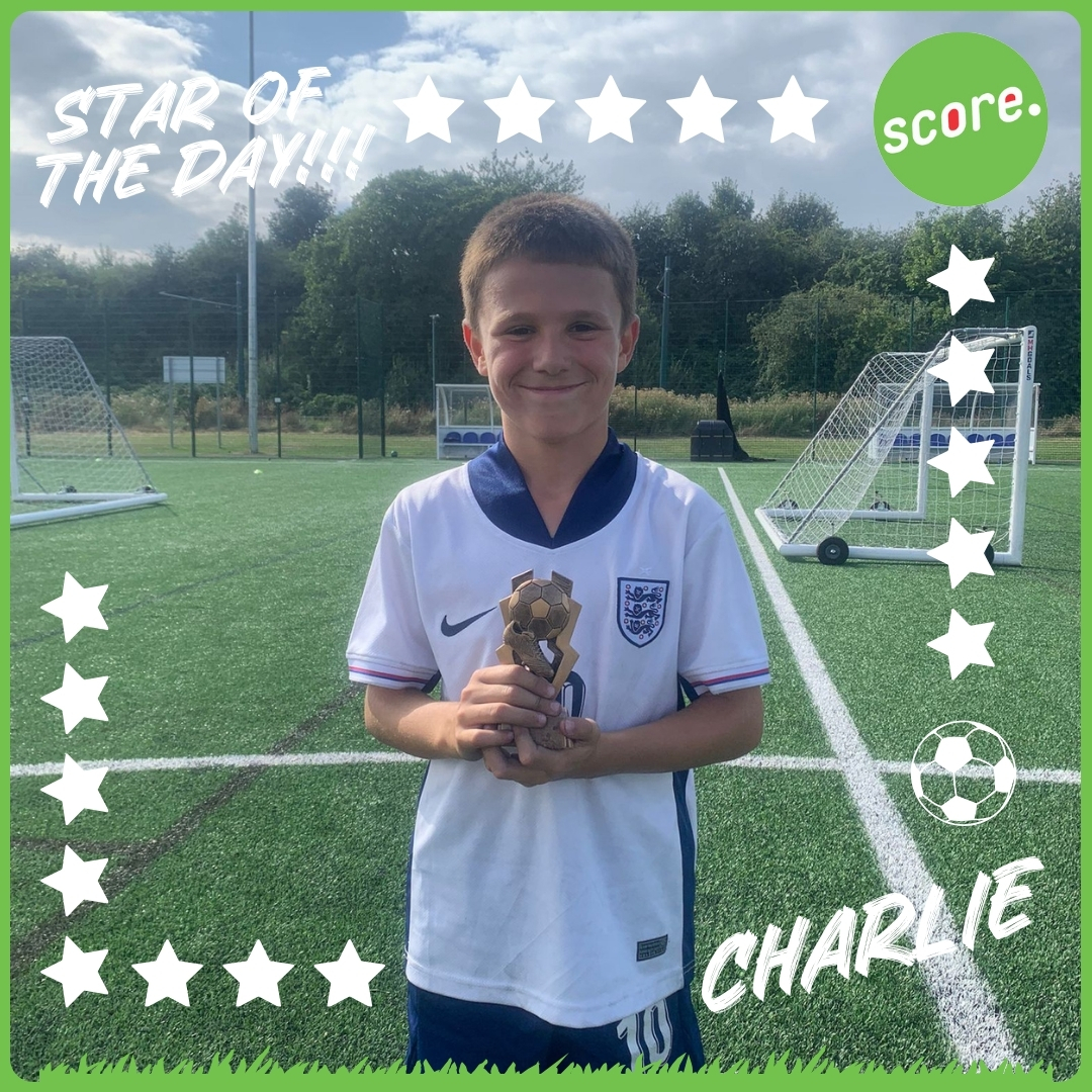 ⭐️ Star of the Day ⭐️ ⁠
⁠
Charlie is a regular at our camps, a player who never fails to help coaches if needed and always plays with a smile on his face 🙂
⁠
⚽️👏⁠