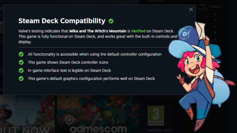 chibigstudio's tweet photo. ✅ STEAM DECK VERIFIED! WOOHOO! https://t.co/8Yf37hKVf8