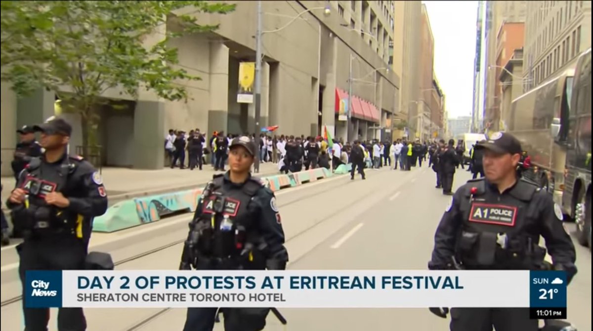 Fadawi05's tweet image. #Canada must take action to stop the #Eritrea|n regime from using our public spaces to further their repressive control. Protect our democratic values and community. #CancelPFDJFestival #StopForeignInterference #TransnationalRepression #BlueRevolution @cityoftoronto @PasternakTO