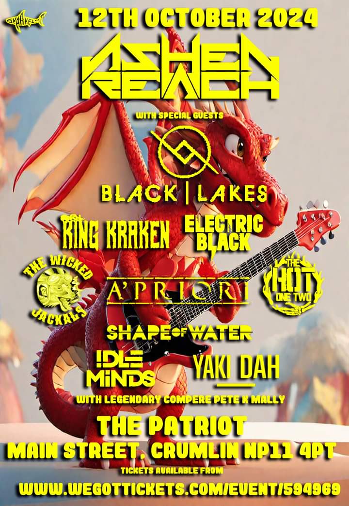 Making a point of getting out and about more, supporting the scene and having a great time. Bring it on! <a href="/AshenReach/">Ashen Reach</a> <a href="/BlackLakesUK/">Black Lakes</a> <a href="/KINGKRAKENUK/">KING KRAKEN</a> <a href="/AprioriBpool/">A'priori</a> <a href="/ShapeOfWaterMus/">Shape Of Water</a> <a href="/ElectricBlack3/">Electric Black</a> and more. #SharkFest <a href="/AngelaDraycott/">Angela Draycott</a>
